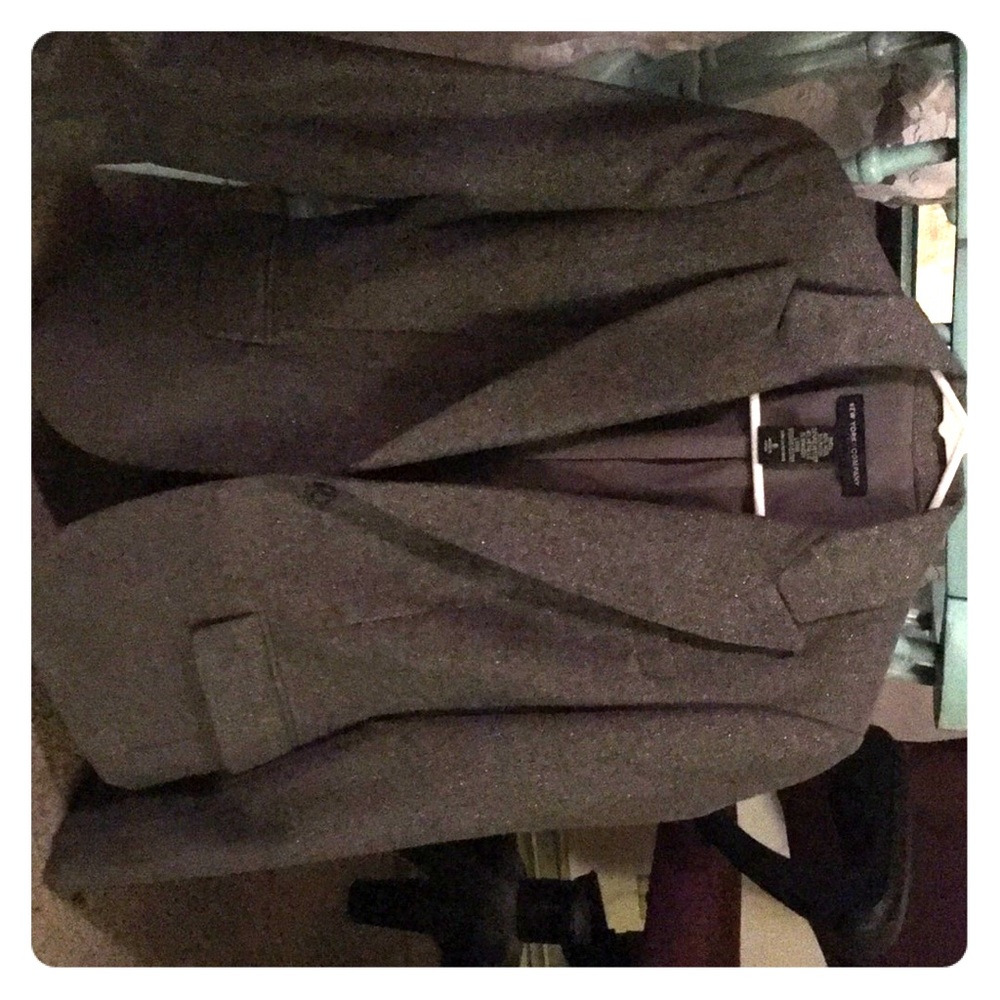 New York and company grey blazer